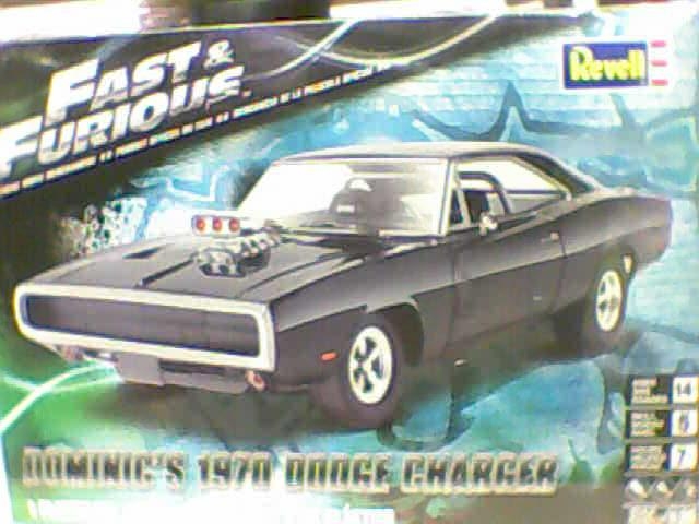 revell fast & furious dominic's 1970 dodge charger plastic model kit